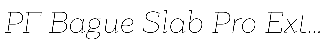 PF Bague Slab Pro Extra Thin Italic